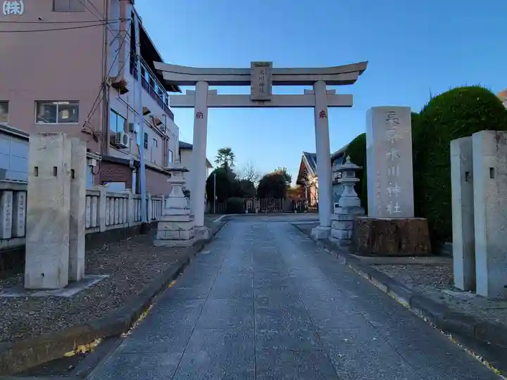 栗原氷川神社の鳥居