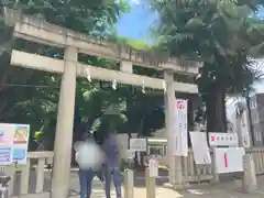 鳩森八幡神社の鳥居