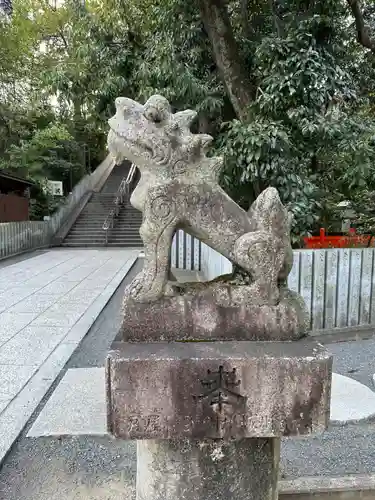 （山田）伊射奈岐神社の狛犬