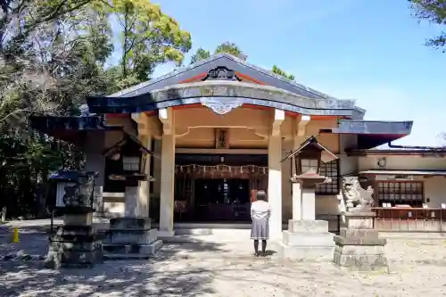 津八幡宮の本殿・本堂