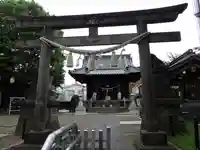 嶺白山神社の鳥居