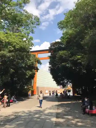 川越氷川神社の鳥居