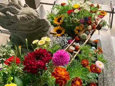 滑川神社 - 仕事と子どもの守り神の手水舎