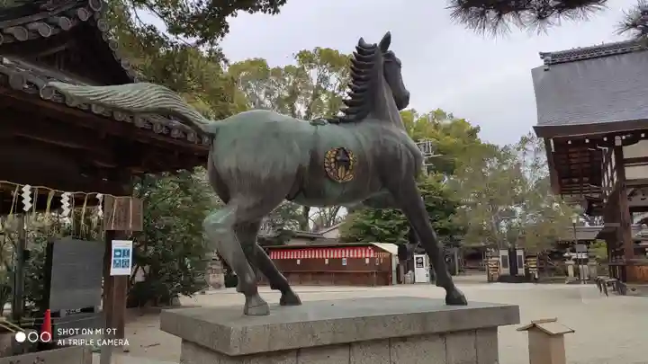 藤森神社の狛犬