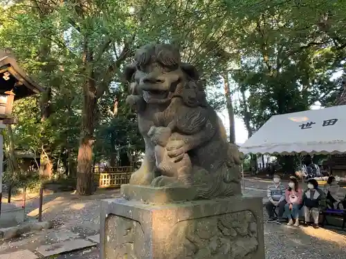 世田谷八幡宮の狛犬