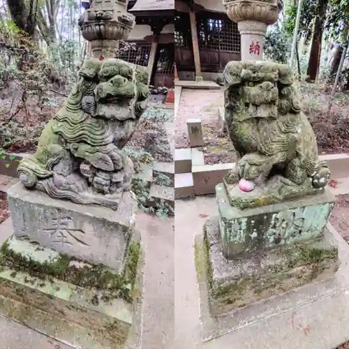 桑橋熊野神社の狛犬