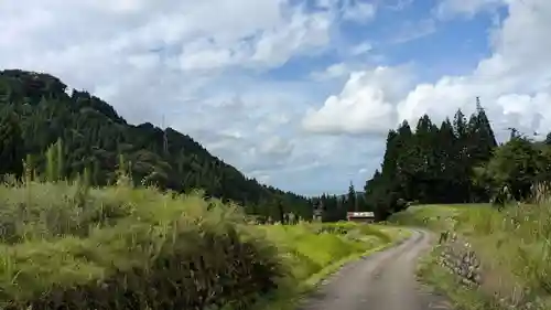 白山神社の周辺