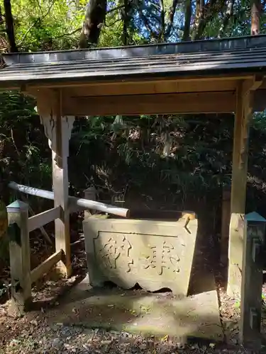 白山神社の手水舎