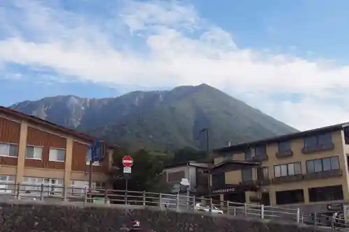 大神山神社奥宮の景色