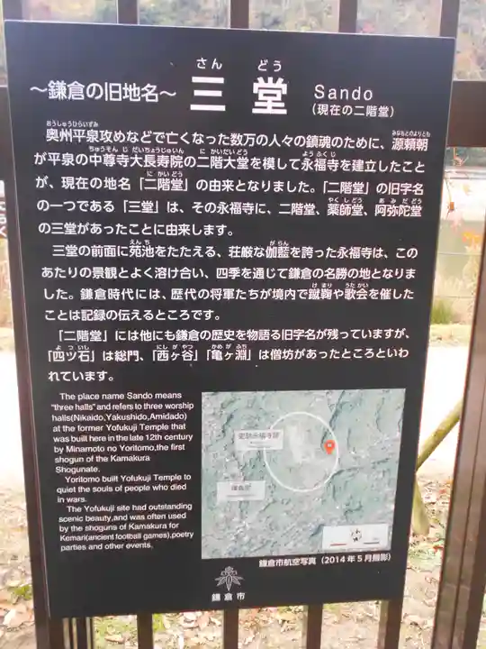 永福寺跡(永福寺址)の歴史