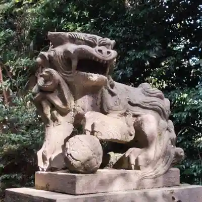 館山神社の狛犬
