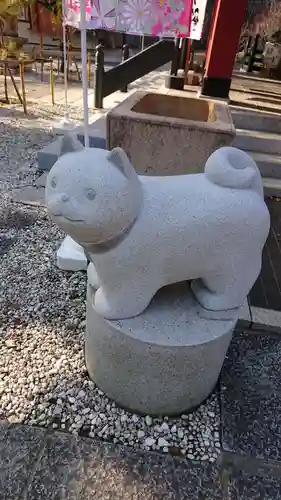 綱敷天満神社の狛犬