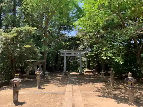 荻作神社の鳥居