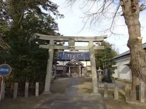 面足神社の鳥居