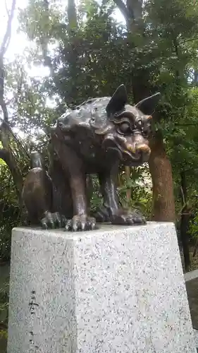 稲毛神社の狛犬