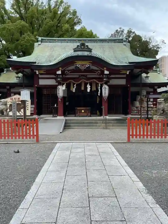開口神社の本殿・本堂