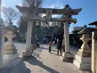 川越八幡宮の鳥居