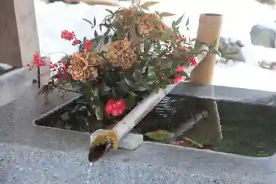 高司神社〜むすびの神の鎮まる社〜の手水舎