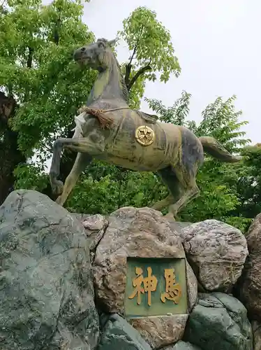 真清田神社の狛犬