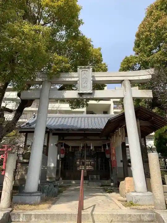 阿保天神社の鳥居
