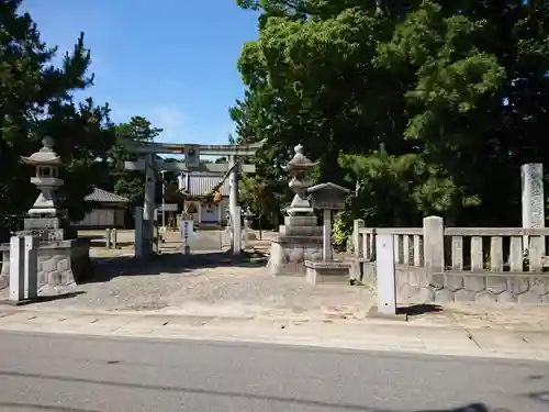 八幡社の鳥居