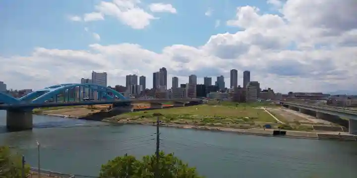 多摩川浅間神社の景色