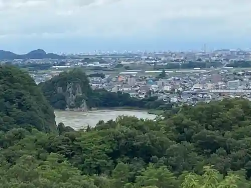 犬山寂光院の景色