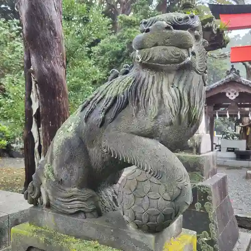 伊古奈比咩命神社の狛犬