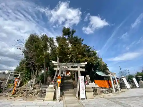 折上稲荷神社の鳥居