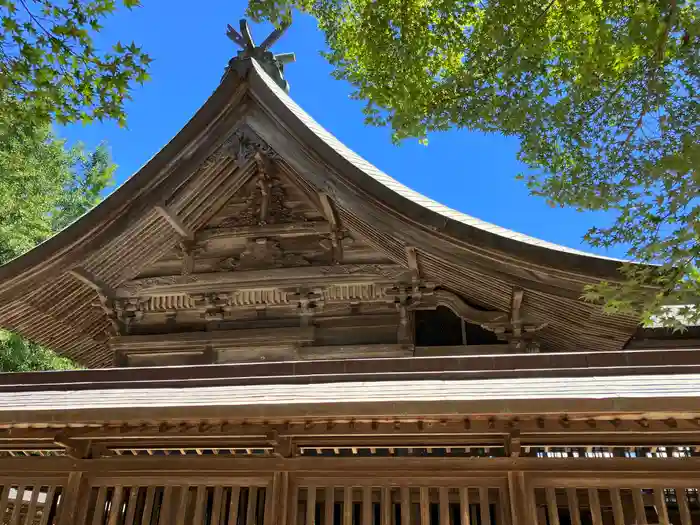 與止日女神社の本殿