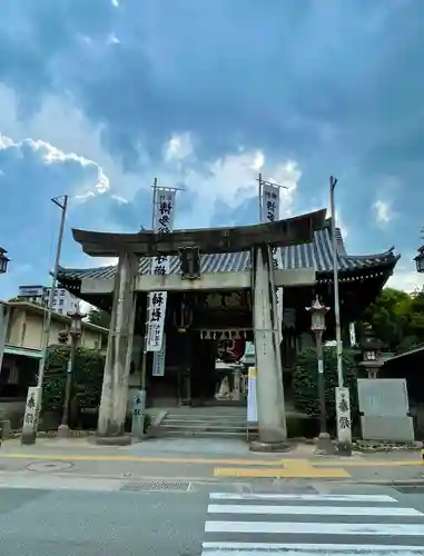 櫛田神社の鳥居