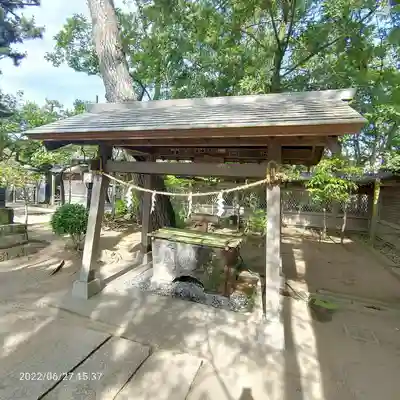 白幡天神社の手水舎
