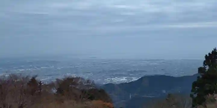 大山阿夫利神社の景色