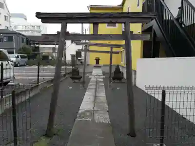 正一位小市郎稲荷神社古跡(跡地)の鳥居