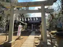 柳窪天神社（黒目川天神社）　の鳥居