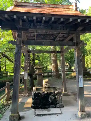 厳島神社の手水