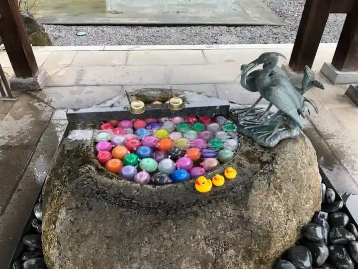 白鷺神社の手水舎