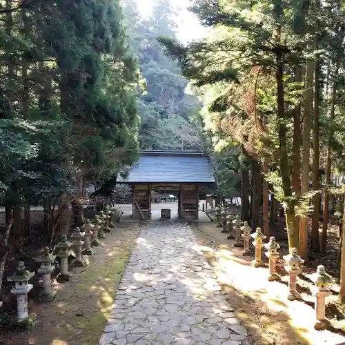 鳥取東照宮（旧樗谿神社）の山門・神門