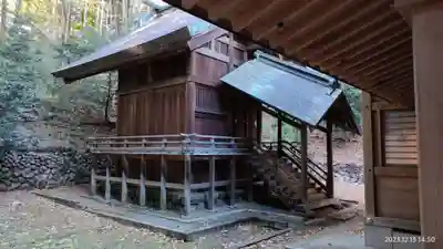 中氷川神社の本殿・本堂