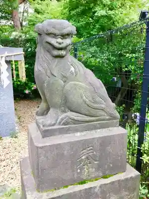 五方山熊野神社の狛犬