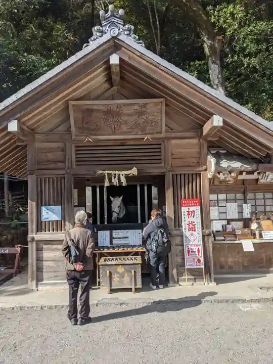多度大社の動物