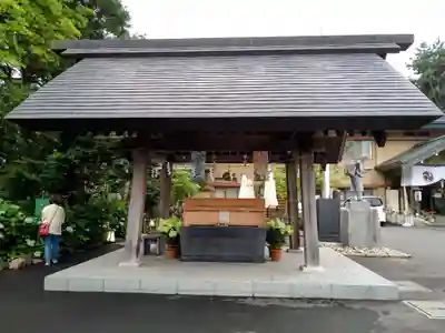旭川神社の手水舎