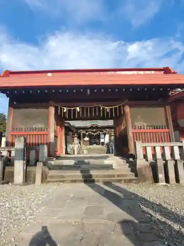 上野国一社八幡八幡宮の山門