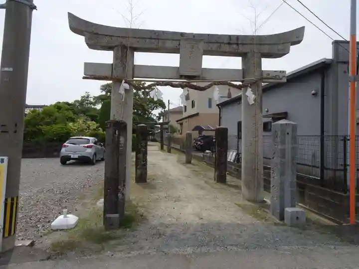 田脇日吉神社の鳥居