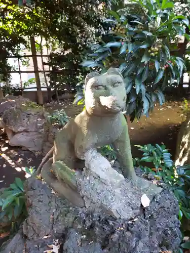 明治寺の狛犬