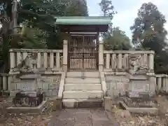 神明神社の狛犬