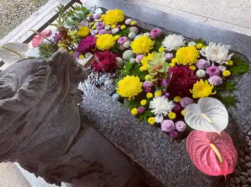 滑川神社 - 仕事と子どもの守り神の手水