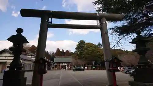 常陸第三宮　吉田神社の鳥居