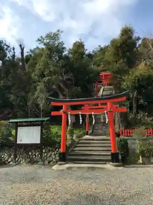 建勲神社の鳥居