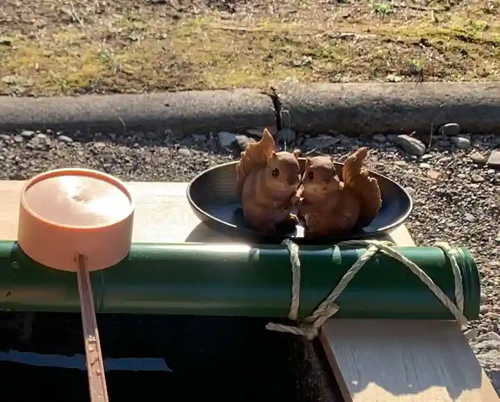 留辺蘂神社の手水舎